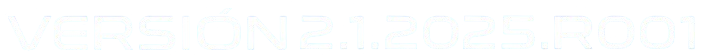 Versión 2.1.2025.r001